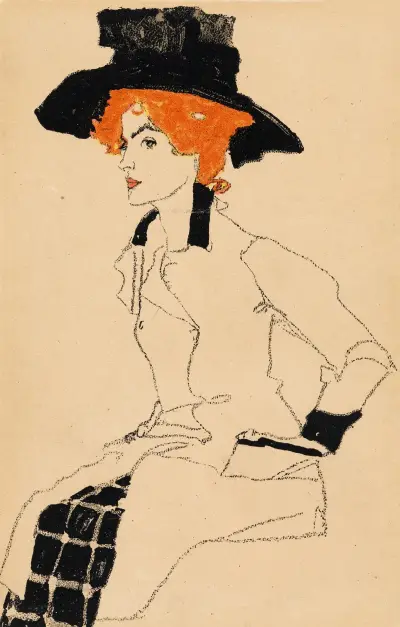 Nr. 289: Damenporträt av Egon Schiele