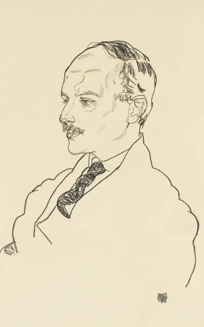 Portrait of Guido Arnot av Egon Schiele