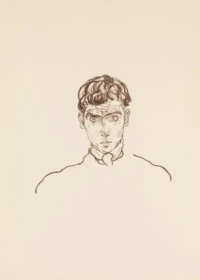 Portrait of Paris von Gütersloh, 1918 av Egon Schiele