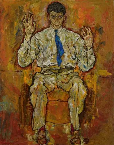 Portrait of Paris von Gütersloh (1887-1973) – nr 1 av Egon Schiele