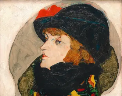 Porträt Ida Roessler av Egon Schiele