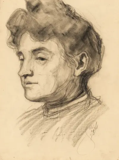 Porträt Marie Schiele av Egon Schiele