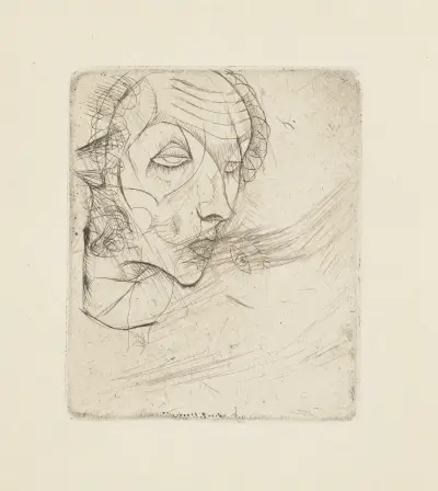 Self-Portrait (Selbstbildnis), 1914 – nr 1 av Egon Schiele