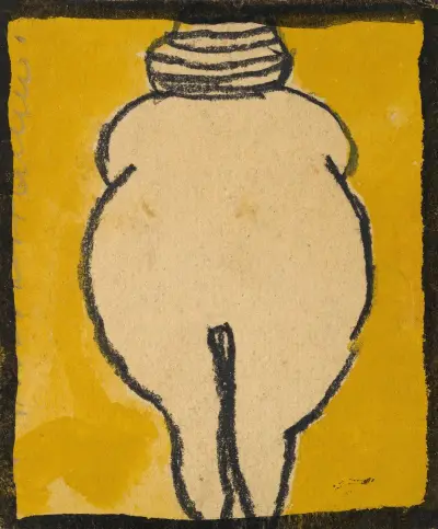 Venus von Willendorf av Egon Schiele