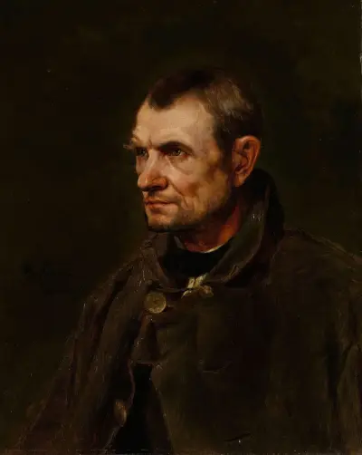 Figure Study of the Farmer Florian Killian av Eilif Peterssen