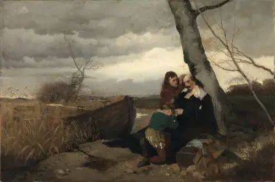 The Death of Corfitz Ulfeldt av Eilif Peterssen