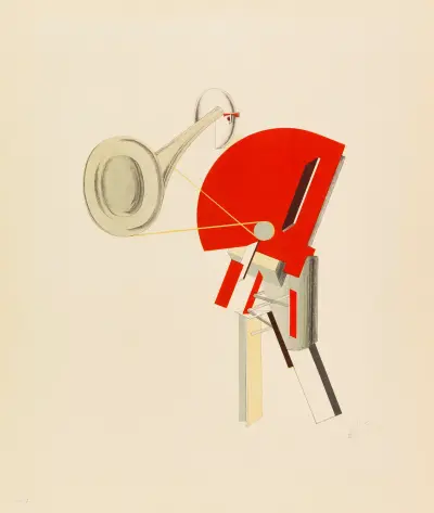 Zwiastun (Ansager), El Lissitzky