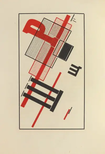 För rösten Pl.14 av El Lissitzky