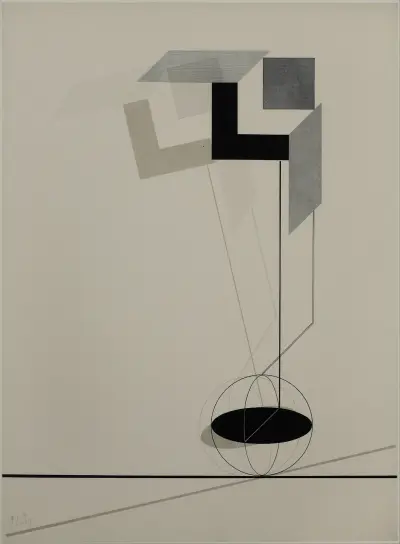 Kestnermappe Proun, Rob. Levnis and Chapman GmbH Hannover #2 av El Lissitzky