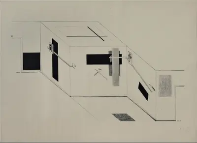 Kestnermappe Proun, Rob. Levnis and Chapman GmbH Hannover -6 av El Lissitzky