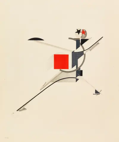 The New Man (Neuer) av El Lissitzky