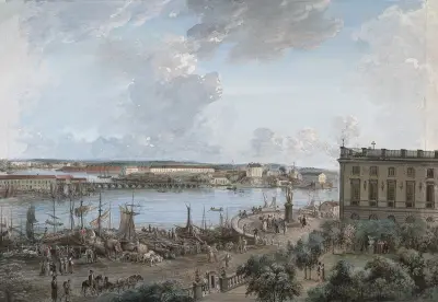 Vy över Stockholm II av Elias Martin