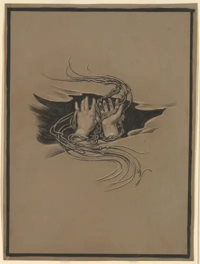 Pardon Giving and Pardon Imploring Hands av Elihu Vedder