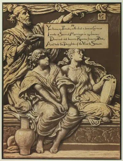 The Daughter of the Vine av Elihu Vedder
