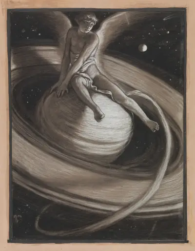 The Throne of Saturn av Elihu Vedder