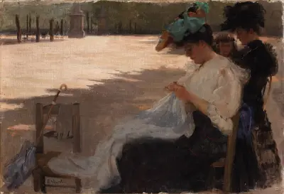 Luxemburgträdgården av Eliseu Visconti