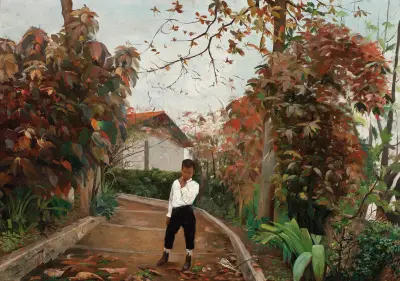 Menino na ladeira av Eliseu Visconti