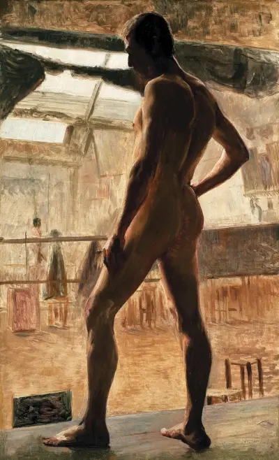 Nu masculino av Eliseu Visconti