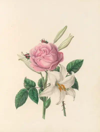 Blomsterfesten pl. 01 av Jane Elizabeth Giraud