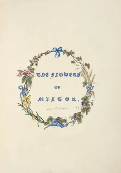 The flowers of Milton – Title Page av Jane Elizabeth Giraud