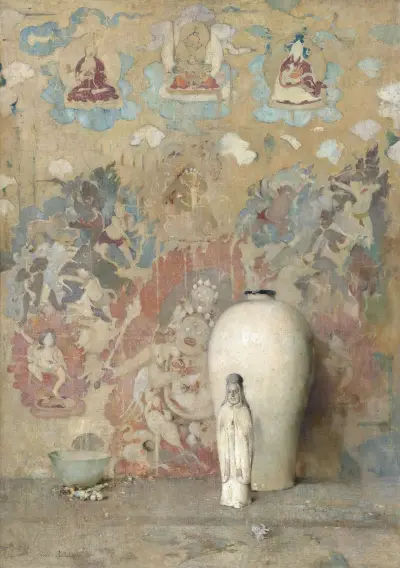The Picture from Thibet av Emil Carlsen