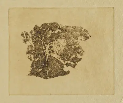 Baumstudie von Emil Carlsen