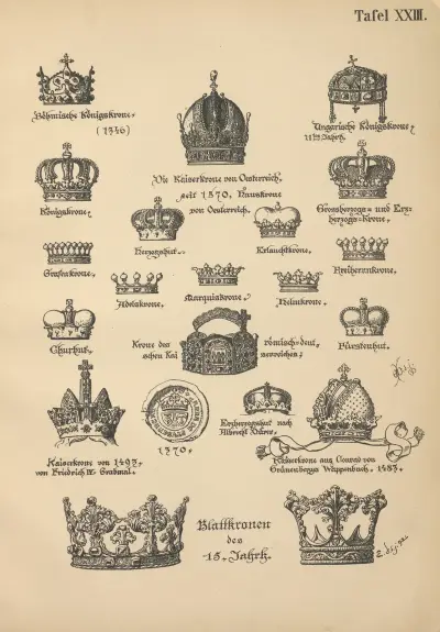 Heraldischer Handbuch fur Freunde der Wappenkunst Pl.22 av Emil Doepler