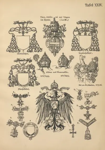 Heraldischer Handbuch für Freunde der Wappenkunst Pl.23 av Emil Doepler