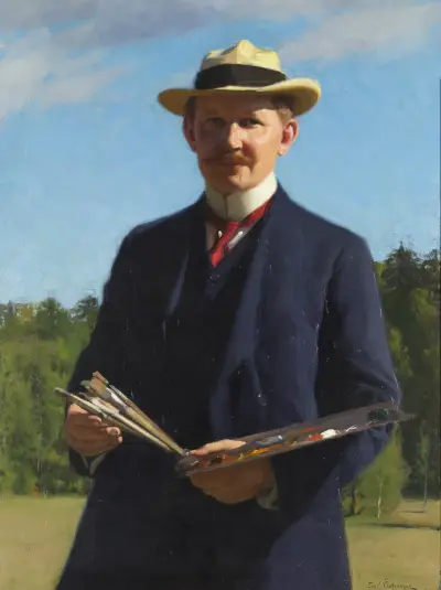 Self-portrait av Emil Österman