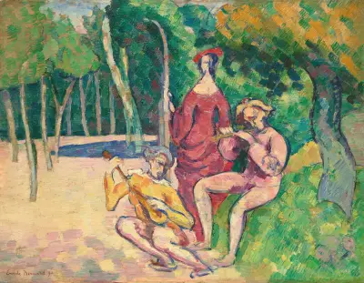 Lantlig konsert (Lantlig fest) av Emile Bernard