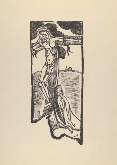 Korsfästelsen av Emile Bernard