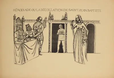 Hérodiade ou la Décollation de Saint Jean-Baptiste av Emile Bernard