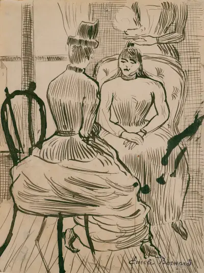Samtalet av Emile Bernard