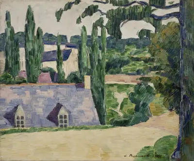 Landskap vid Pont-Aven av Emile Bernard
