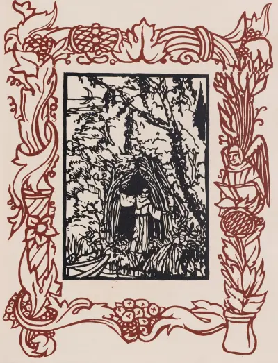 Květinky svatého Františka, 1928 – č. 1, Emile Bernard