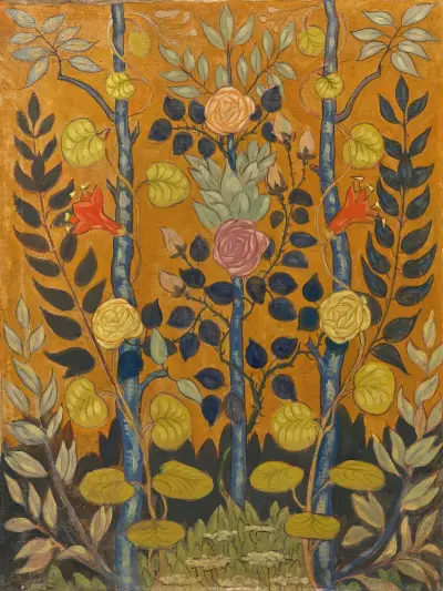 Les Roses av Emile Bernard