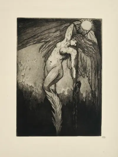 N° 24 – Fit tout à coup éclore un astre – Liberté av Emile Bernard