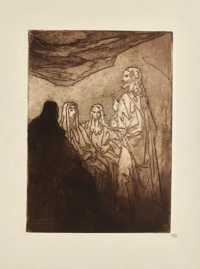 N° 33 – Marie était assise entre Thomas et Jude Et le maître debout disait av Emile Bernard
