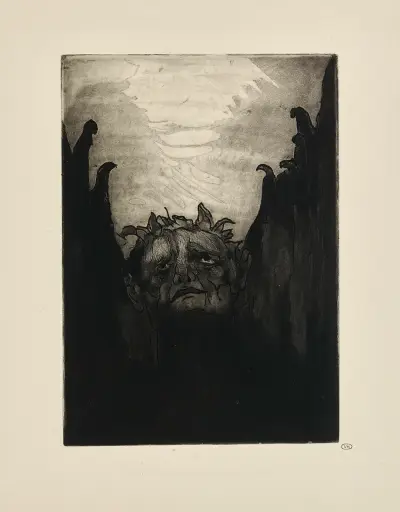 N° 4 – Il comprit qu’il était le naufragé de l’ombre av Emile Bernard