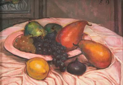 Stilleben med frukt av Emile Bernard