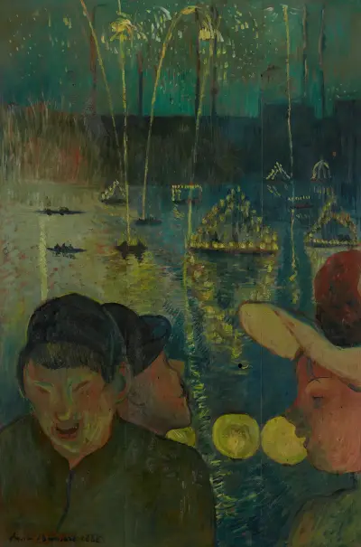 Nattfestival av Emile Bernard