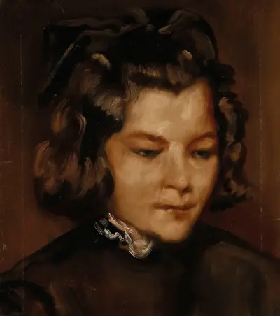 Portrait d’Aude av Emile Bernard