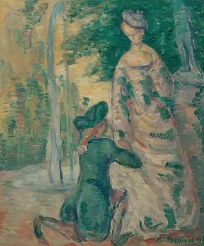 Galant scen av Emile Bernard