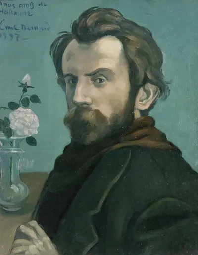 Självporträtt av Emile Bernard