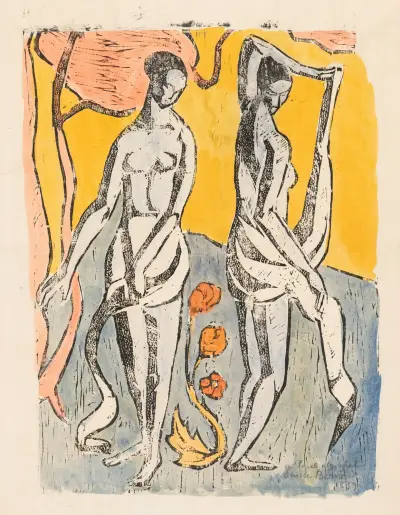 The Nymphs av Emile Bernard