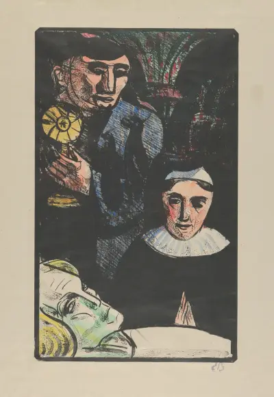 Den gamla kvinnan från Berkeley av Emile Bernard