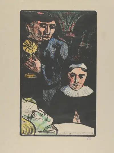 Den gamla kvinnan från Berkeley av Emile Bernard