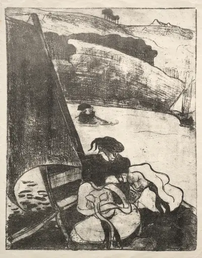 The Return from the Pilgrimage av Emile Bernard