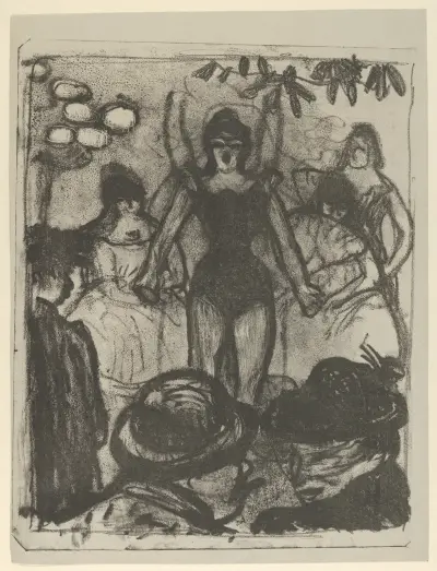 The Singer av Emile Bernard
