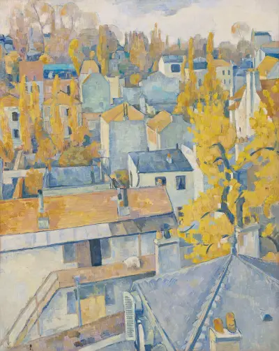 Utsikt över taken av Emile Bernard